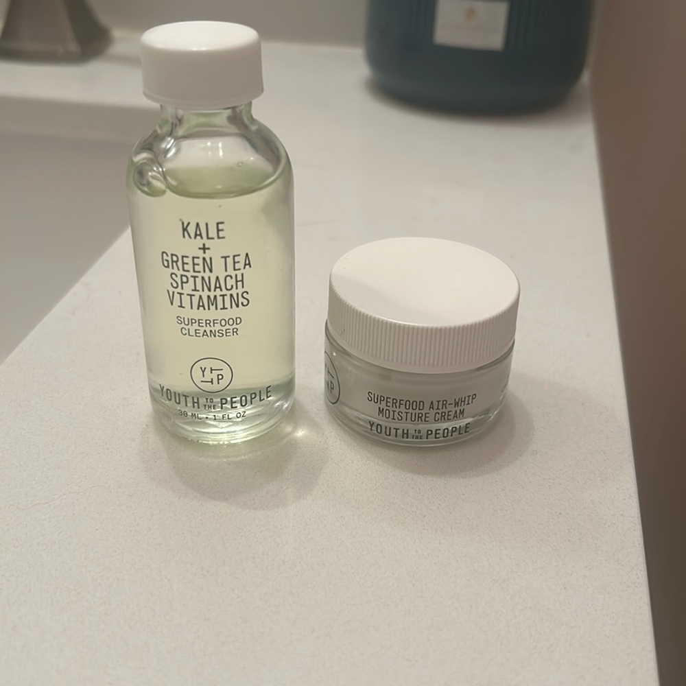 Youth to the People Superfood Cleanser and Superfood Air-Whip Moisture Cream